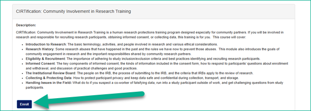 CCTS description