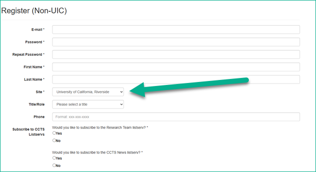 CCTS register