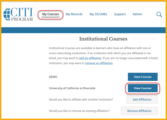 choose My Courses